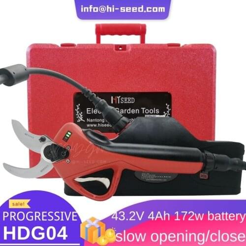Finger protection Electric Pruning Scissors 40mm Pruning Shears Lithium Battery Garden Pruner