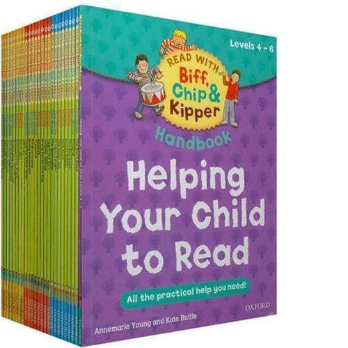 25 books/set Oxford reading tree READ WITH Biff,Chip&Kipper hand book Helping Your Child practical kids English Picture book