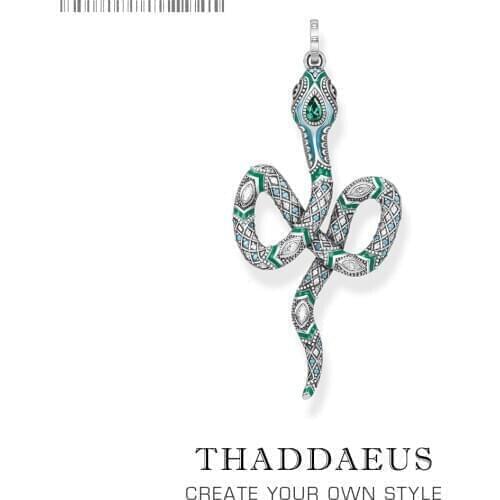 Pendant Green Snake,2020 Spring Brand New Fashion Jewelry Pure 925 Sterling Silver Europe Bohemia Bijoux Gift For Woman Girls