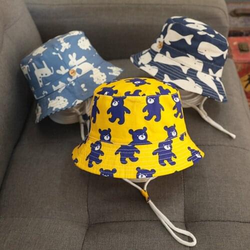 Summer Baby Bucket Hats Children UV Fishing Cap Protection Panama Sun Hat Kid Camping Girls Boys Beach Caps 6 Months To 12 Years