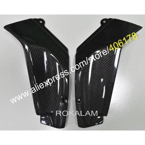 Hot Sales,Carbon Fiber Head Intake Tube Duct Cover For Yamaha YZF1000 R1 1998 1999 2000 2001 YZF-R1 Aftermarket Motorbike Parts