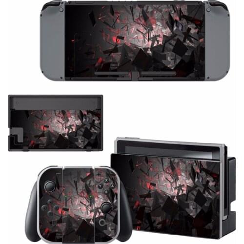 New fashion design vinyl Decal Skin Sticker For Nintendo Switch NS NX Console & Joy-con