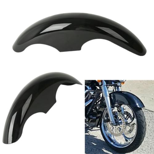 Motorcycle 21" Wheel 4.5" Wide Front Fender For Harley Softail Bobber Chopper Unpainted /Painted Black