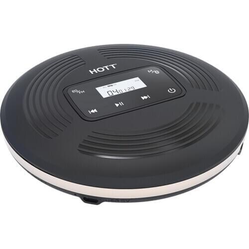 HOTT CD903TF Portable CD Player, Player with Headphones, BT 5.0 Bluetooth, FM Transmitter Function, with LCD Display