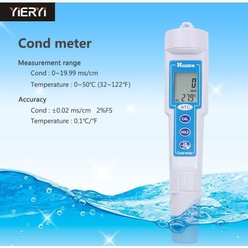 Portable CT3031 Pen Type Digital Waterproof Conductivity Meter Conductance Pen Water Quality Tester