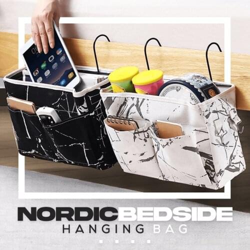 Bedside Storage Caddy Convenience Hanging Organizer Bag Multiple Pockets Bag for Dormitory Room Office органайзер для косметии