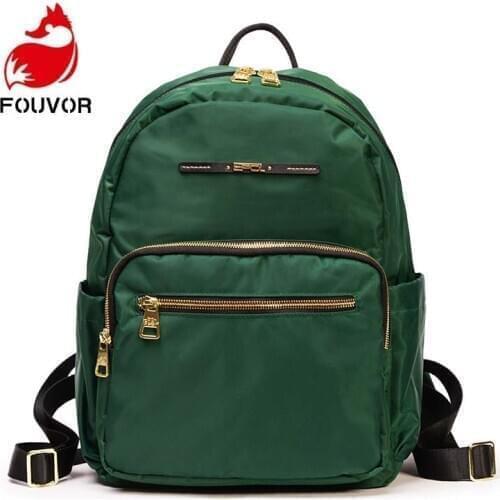 EPOL Fashion Women Backpack Waterproof Oxford Solid Multi-pocket Travel Zipper Mochila Feminina Sac A Dos School Bags