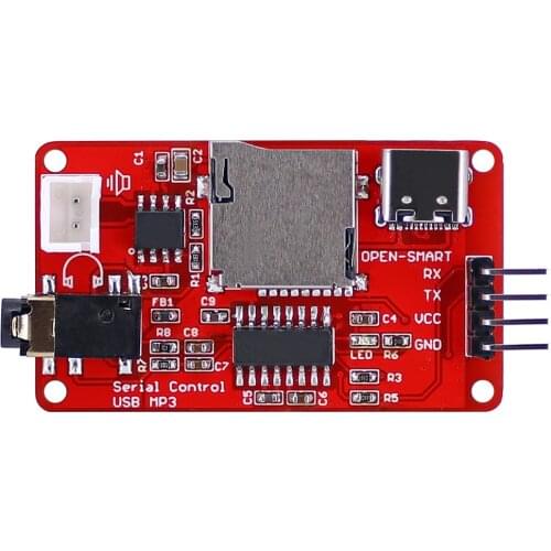 UART Serial Control USB MP3 WAV Audio Music Player Module Onboard 3W Amplifier /Speaker Socket /Micro TF Card Reader for Arduino