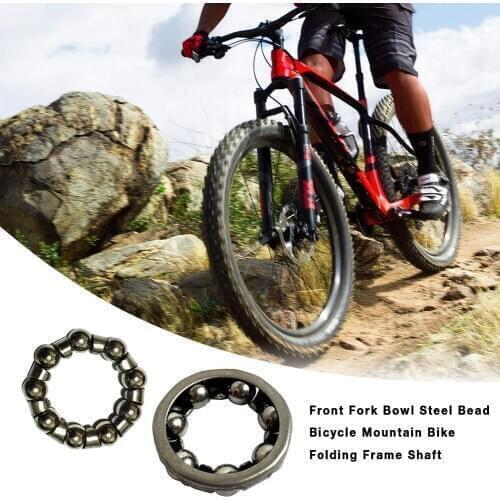 Bicycle Front Fork Ball Rack High Quality Steel Bead Mountain Bike Folding Frame Shaft Cycling Equipment Riding Accessories
