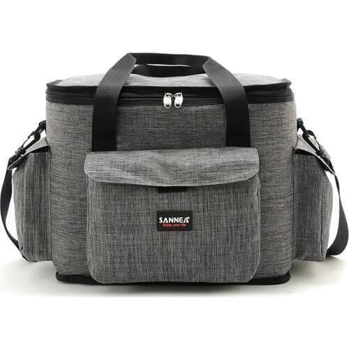 23L Waterproof Cooler Bag Portable Car Thermo Food Ice Pack Thermal Refrigerator koeltas