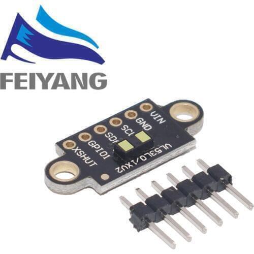 1PCS VL53L1X VL53LO Laser Ranging Flight Time Sensor Module Distance 400cm Measurement Extension Board Module CJMCU-531
