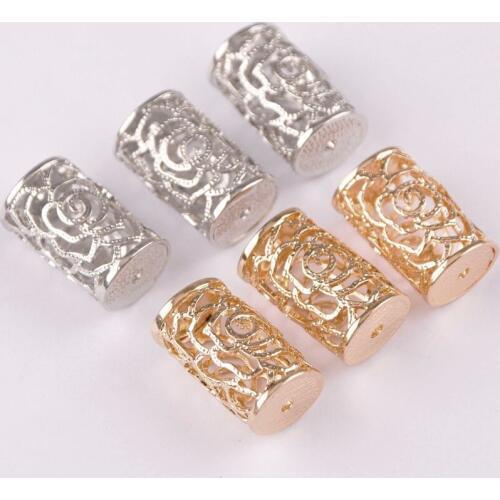 10pcs Fashion African Beads for Jewelry Making Findings Accessories 14*16*26mm Spacer Beads Column shape Column shape