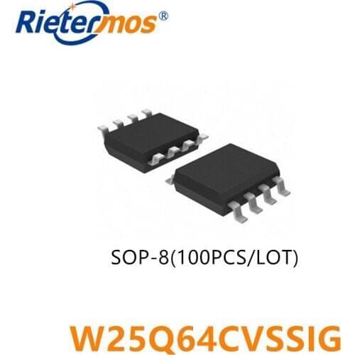 100PCS 25Q64CVSIG W25Q64CVSSIG 25Q64 W25Q64CVSIG W25Q64CV SOP8 HIGH QUALITY
