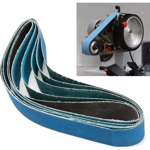 5pcs 915mm*50mm Mixed Grit Linishing Sanding Belts Zirconia 40# 60# 80# 120