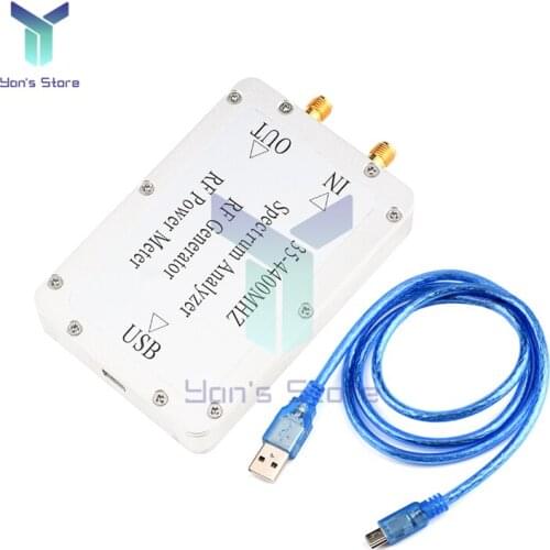 PLZ 35-4400MHz Spectrum Analyzer With Aluminum Alloy Shell Sweep Signal Source Power Meter With A USB Interface RF Receiver