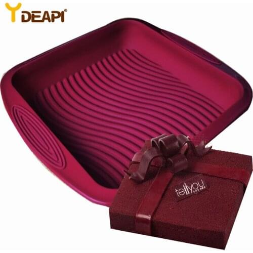 YDEAPI Food grade Non-stick Square Silicone Cake Mold Cake Pan Baking Pans Mould Bread Mold Bakeware DIY Cake Tools