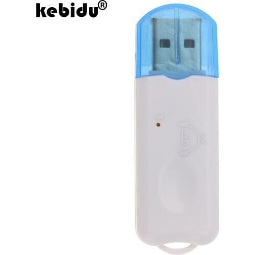 Kebidu 2020 Newest USB Bluetooth Wireless V5.0 Audio Music Receiver Adapter Dongle Kit for Speaker For iphone For Car/Home Hot