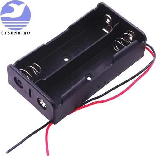 CFsunbird 5pcs/lot New Power Bank 18650 Battery Holder Plastic Battery Holder Storage Box Case for 2x 18650