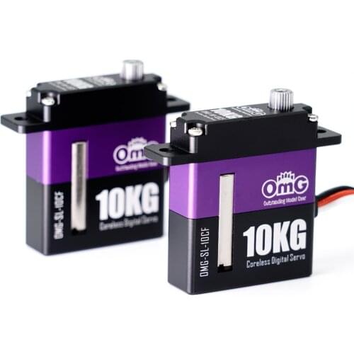 OMG MI-10CF 10KG Flat Coreless Digital Servo For Fixed Wing Airplane Glider Helicopter