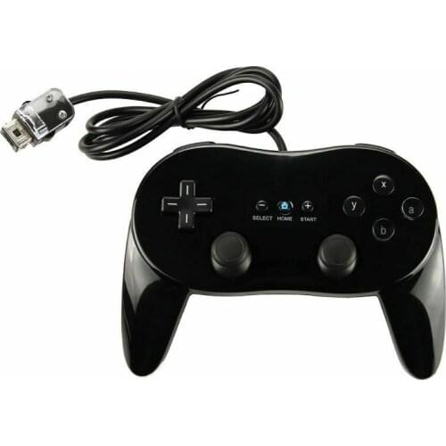 2021 New Wired Classic Pro Controller Gamepad Game Joystick For Wii Classic Console Second-generation Dropship