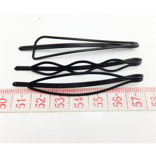 Matte Black Hairpins For Women Hair Clip Lady Bobby Pins Invisible Wave Straight Hairgrip Barrette Styling Tools Accessories