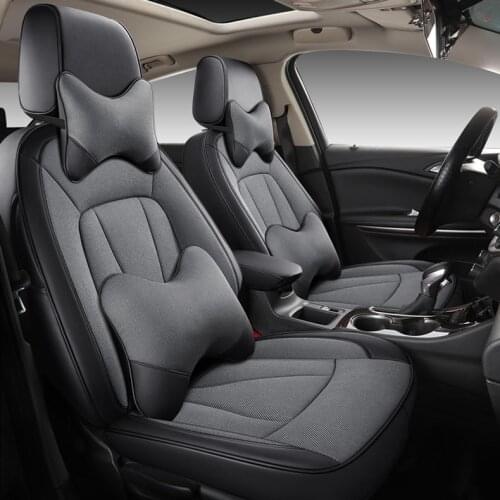 Custom car seat cover set leather for lincoln mkc mkx mkz navigator ls All for a car accesorios para auto covers for automobile