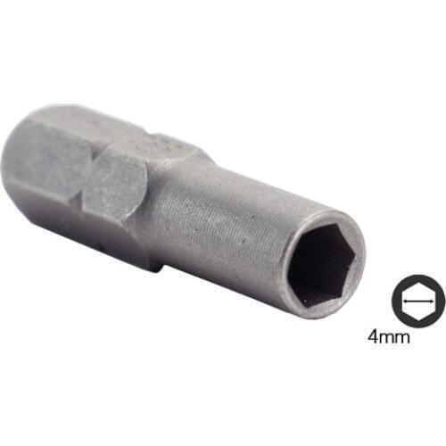 New 6.35mm 1/4" Insert Bit adapter to System 4mm 4 Screwdriver Micro Bit Adaptor Holder - Magnetic, 2pcs/lot