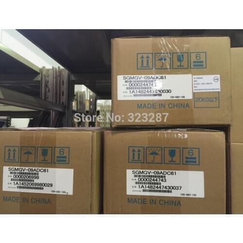 NEW AC Servo Motor + SERVOPACK SGMGV-09ADC61 + SGDV-7R6A01A NEW & ORIGINAL PACKAGING
