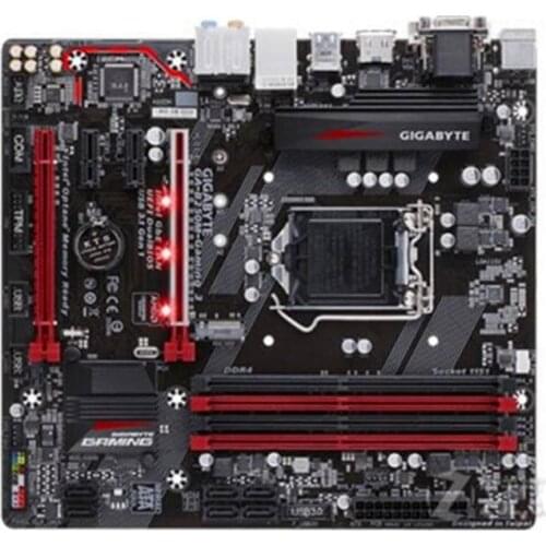 Original Used GA-B250M-Gaming 3 Motherboard for Gigabyte B250M-Gaming 3 B250 LGA1151 DDR4 Supports I7 7700K