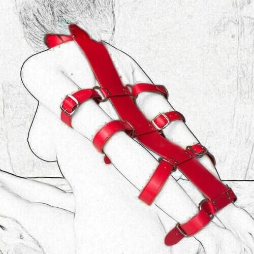 Neck Bondage Collar Hand Cuffs BDSM Toys Slave Restraints Leather Handcuffs Adult Games Erotic Sex Tools For Couples