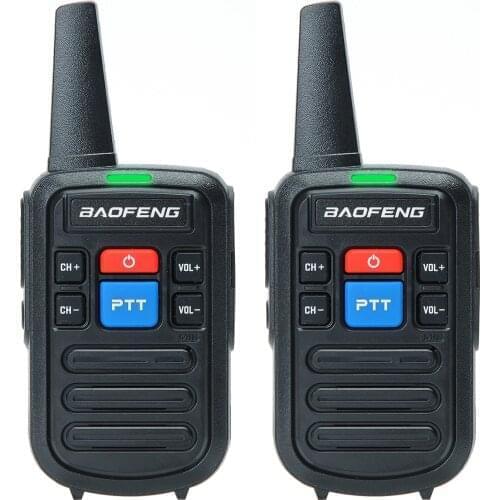 Baofeng BF-C50 Mini Walkie Talkie Kids Portable Ham Radio Comunicador UHF Dual PTT Handy Two Way Radio HF Transceiver