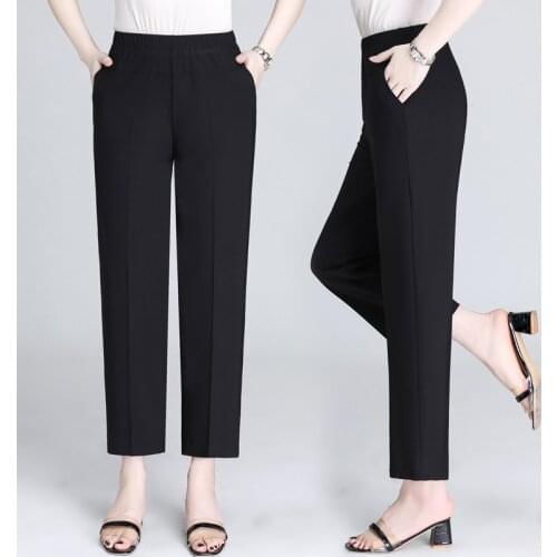 Qpipsd Women's Straight Trousers