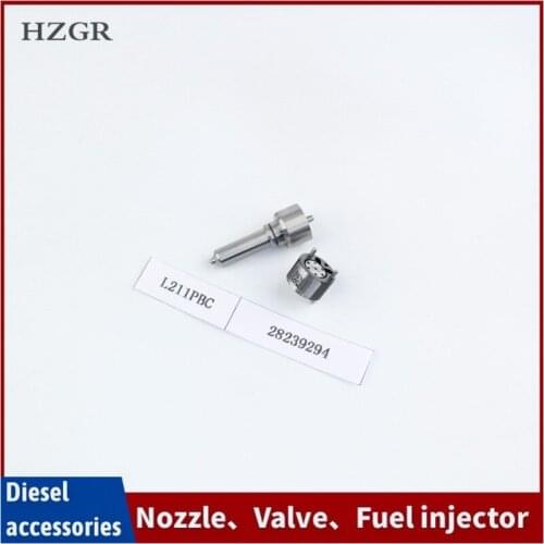 Injector high quality Repair Kit 28239294 control Valve& L211PBC common rail Nozzle for injector BEBE4D04001 BEBE4D20001