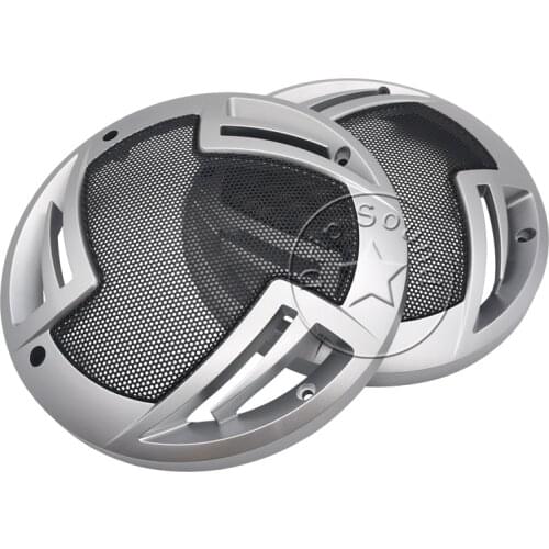 For 6" inch Speaker Grill Net Cover Decorative Circle Metal Mesh Grille Protection 179mm #Silver