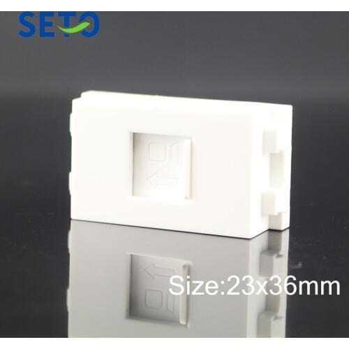 SeTo 128 Type RJ45 Cat5e Module RJ45 Network Connector Keystone For Wall Plate Socket