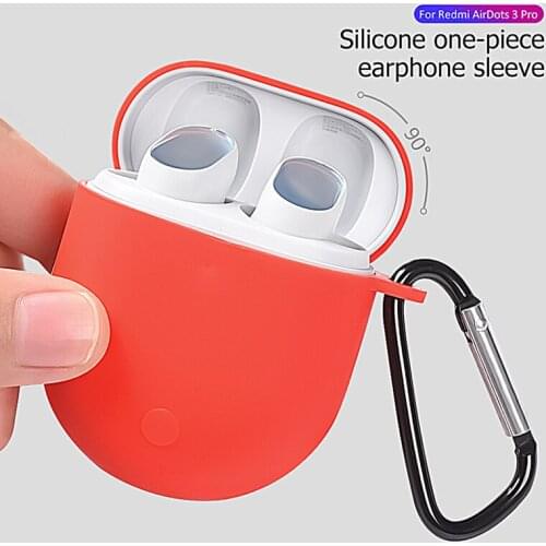 Earphone Protective Case Portable Silicone Wireless Headphone Protective Case For Redmi Airdots 3pro Headphone Case Dropship