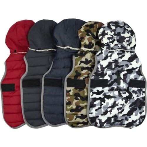 Pet Dog Winter Coat Sleeveless Puppy Warm Jacket Coat Fashion Dogs Hoodies Clothes Pets Cotton Costumes