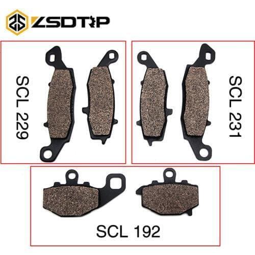 ZSDTRP Motorcycle Front & Rear Brake Pads For KAWASAKI KLE 650 KLE650 Versys 07-13 Z750 Z750S ZR750 04-07 ER6N ER-6N 06-1
