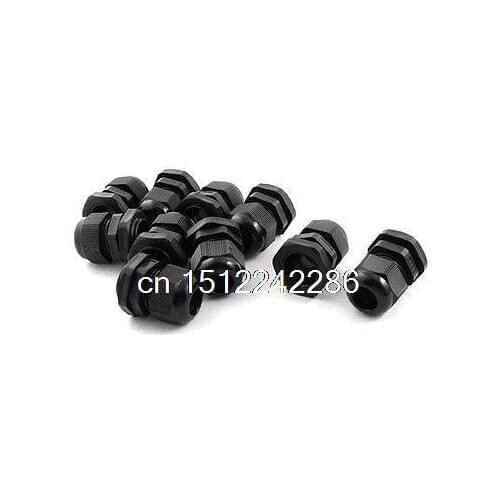 10Pcs Nylon Strain Relief PG13.5 Glands Connector for 6-12mm Dia Cable