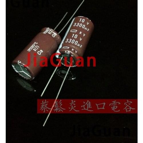 20pcs NEW CHEMI-CON NIPPON KY 10V3300UF 12.5x25MM electrolytic Capacitor 3300UF 10V NCC ky 10v3300uf