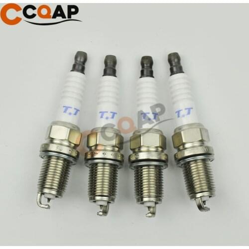 4pcs PK20TT 4504 Platinum TT Spark Plug For Chevy Mitsubishi BMW Jeep PK20TT-4504