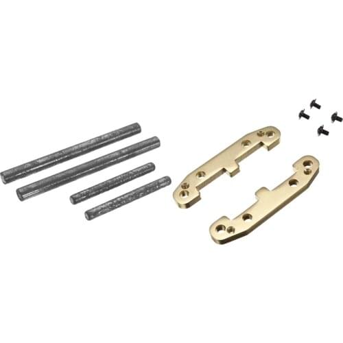 4Pcs Suspension Arm Pin 4X50mm 3X30mm EA1033 for JLB Racing CHEETAH 1/10 & 1set Arm Holder Swing Arm Reinforcement Parts