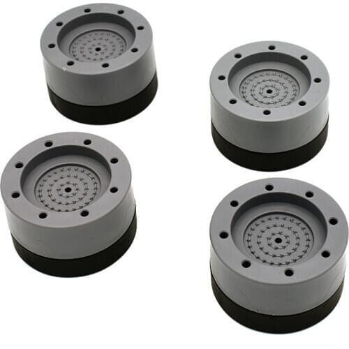 4Pack Washing Machine Rubber Mat Anti-Vibration Pad Universal Fixed Non-Slip Pad Feet Pads