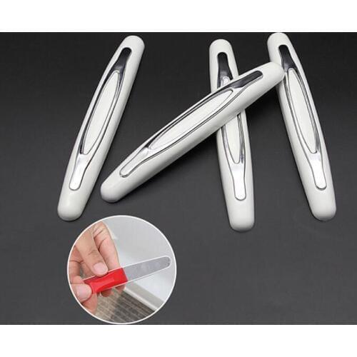 4PCS Car Door Protector Strip Door Edge Trim Guard Sticker Protection Pad Car Decorative Strip Stickers Auto Styling Accessories