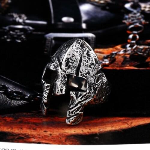 Beier new store 316L Stainless Steel ring high quality Rome Halloween Party Punk men fashion Jewelry LLBR8-472R US size