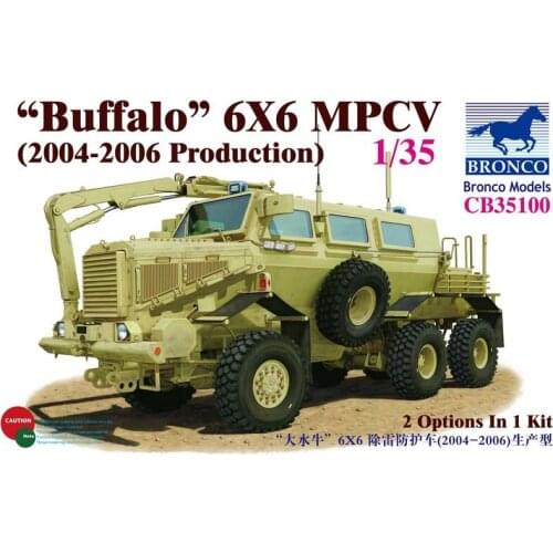 BRONCO CB35100 1/35 Buffalo MPCV 6X6 (2004-06 Production) - Scale Model Kit