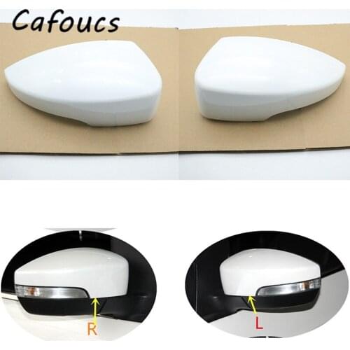 White pearl Color Side RearView Mirror Cover Shell For Ford Escape Kuga Ecosport 2012 2013 2014 2015 2016 2017