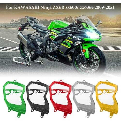 For Kawasaki ZX-6R Motorcycle Front Sprocket Chain Guard Cover Engine Protector ZX6R 636 2009 2010 2011 2012 2013 2014 2015 2016