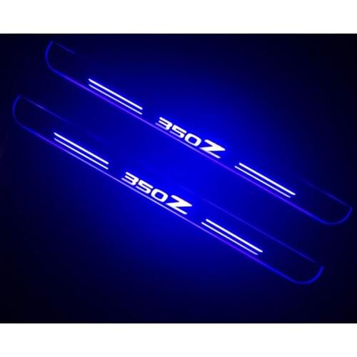 Welcome Pedal Lights For Nissan 305Z Pedal car Door Sill Pathway Lamp led thresholds scuff plates auto Avante md car accessories