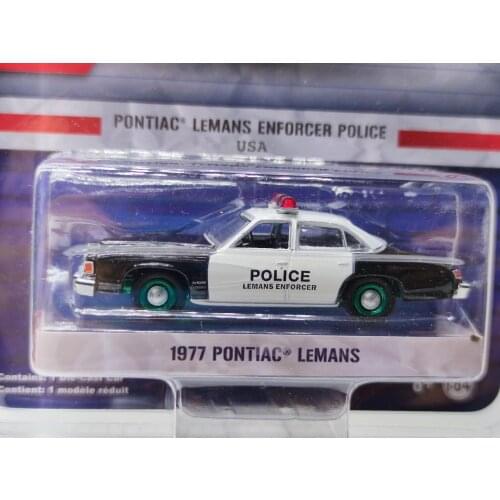 GreenLight 1:64 1977 PONTIAC LEMANS green machine Alloy model car Metal toys for childen kids diecast gift